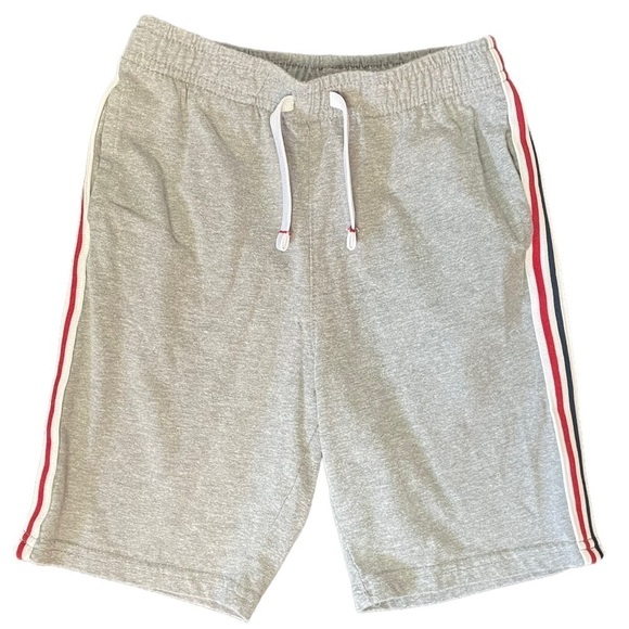 Boys cotton gray elastic waist shorts - Picture 1 of 6